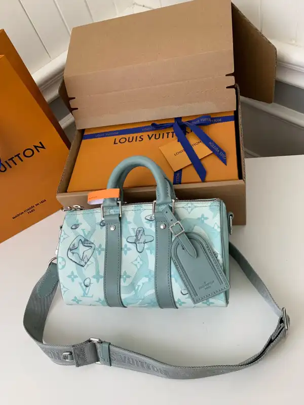 Aaa replica bags LOUIS VUITTON KEEPALL BANDOULIÈRE 25 0122