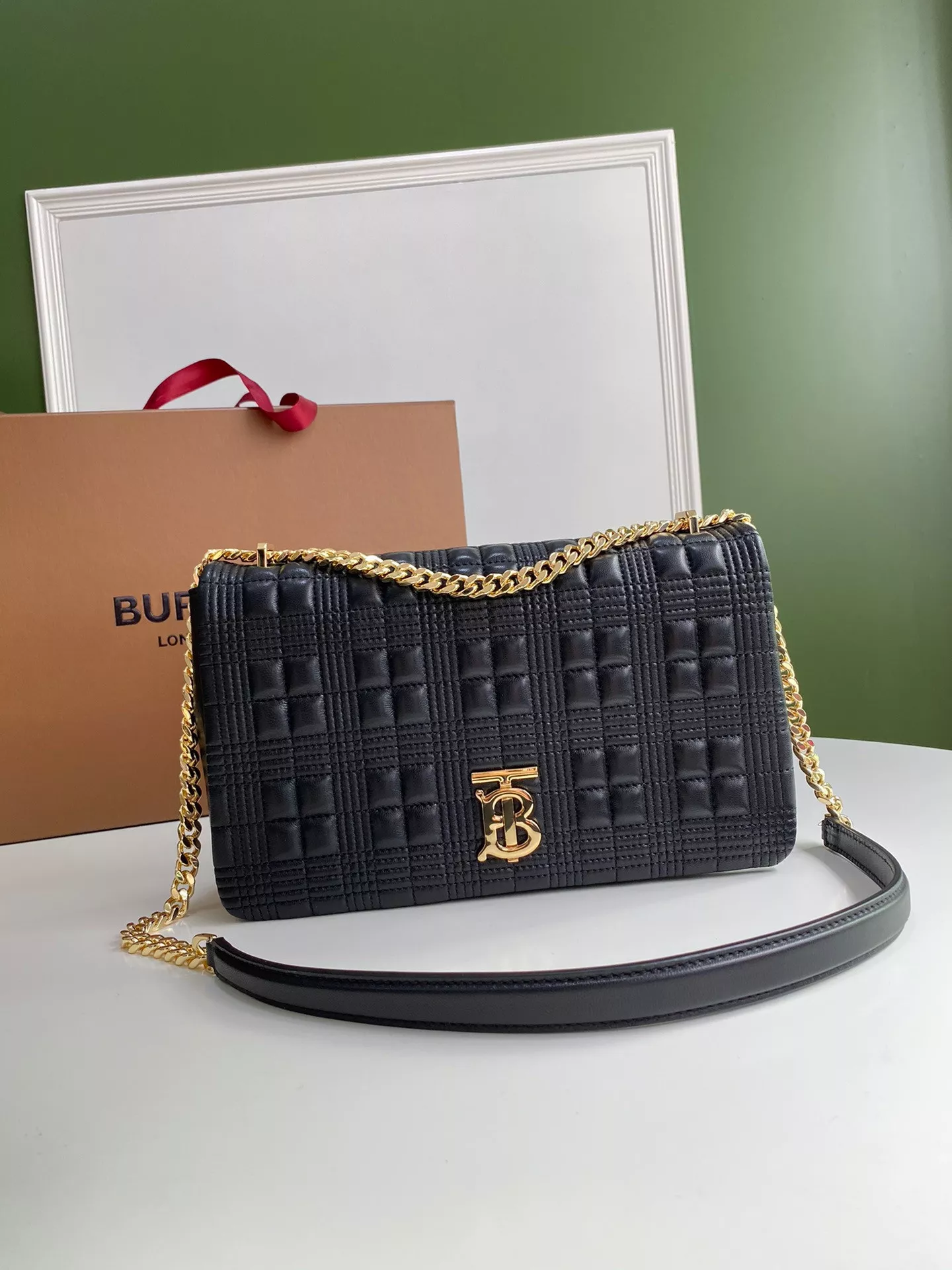 Aaa replica bags BURBERRY MEDIUM Lola Bag 0119