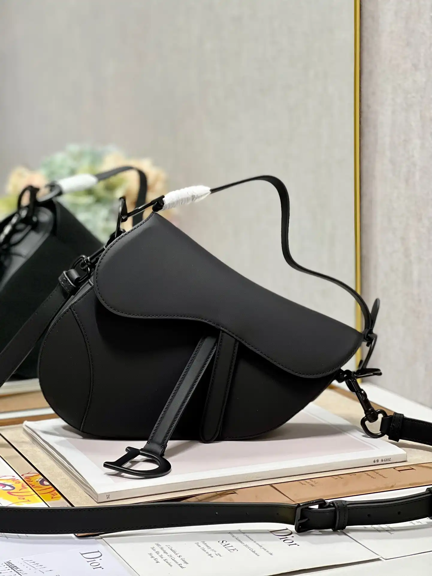 Aaa replica bags DIRO SADDLE BAG WITH STRAP-25.5-20-6.5CM 0131