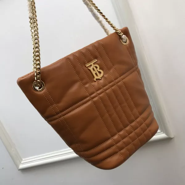 Aaa replica bags BURBERRY Small Quilted Lambskin Lola Bucket Bag 0119