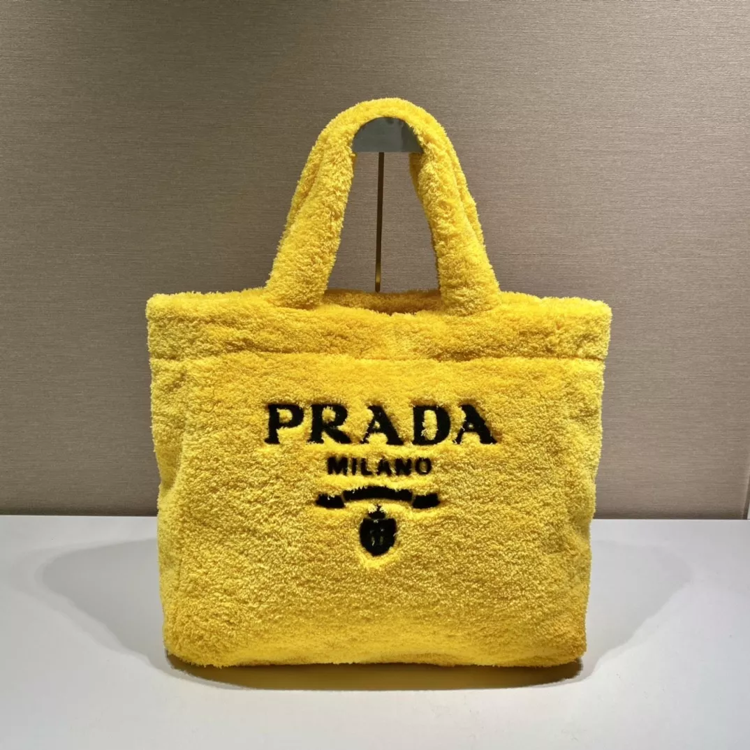 Aaa replica ru PRADA Terry tote bag 0120