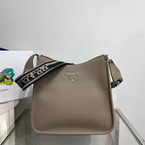 Aaa replica bags PRADA Leather hobo bag 0120