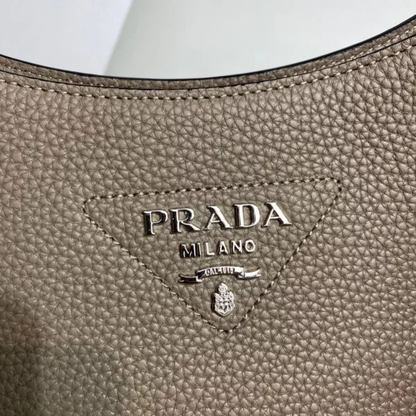 Aaa replica bags PRADA Leather hobo bag 0120