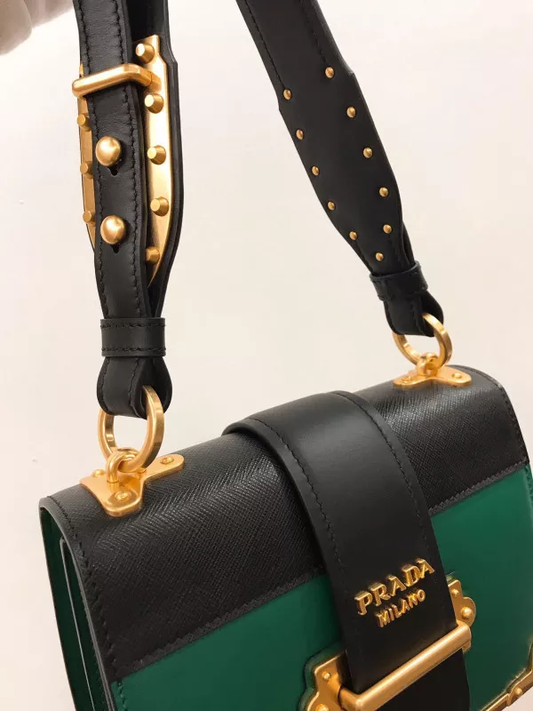 Aaa replica ru PRADA CAHIER LEATHER SHOULDER BAG 0120