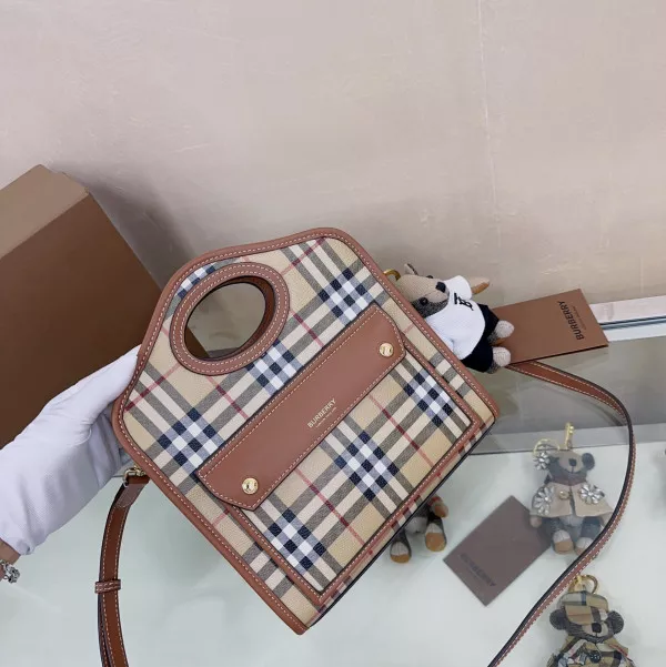 Aaa replica ru BURBERRY Mini Pocket Bag-23*6*26.5CM 0119