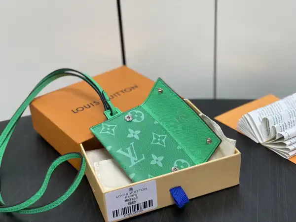 Aaa replica bags LOUIS VUITTON Card Holder Necklace-7.6*10*0.5CM 0130