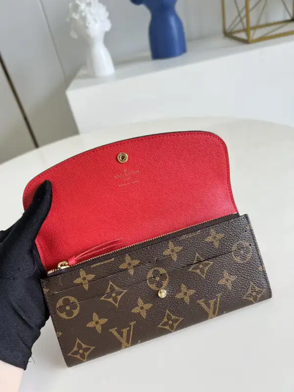 Aaa replica ru LOUIS VUITTON EMILIE wallet 0130