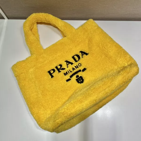 Aaa replica ru PRADA Terry tote bag 0120