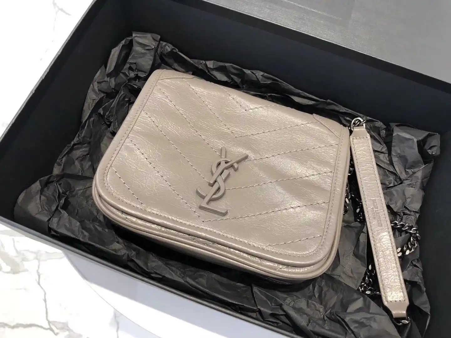 YSL NIKI CHAIN WALLET 0129