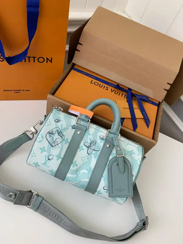 Aaa replica bags LOUIS VUITTON KEEPALL BANDOULIÈRE 25 0122