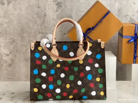 Aaa replica ru VUITTON LOUIS MM X YK ONTHEGO 0215