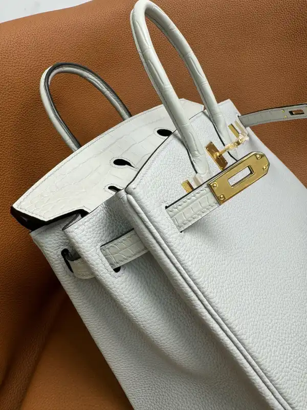 Aaa replica bags HERMES BIRKIN 25CM HANDMADE 0201