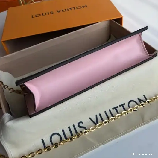 Aaa replica ru CHAIN FLORE VUITTON LOUIS WALLET 0214