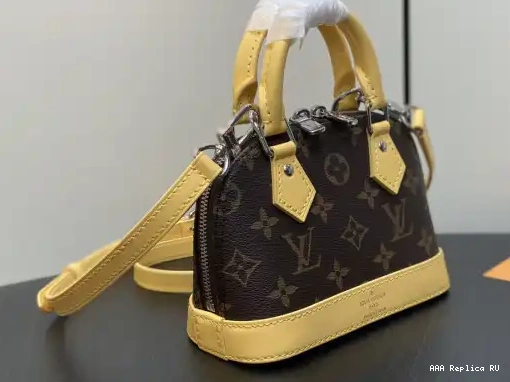 Aaa replica ru VUITTON Nano LOUIS Alma-18*12*8cm 0215