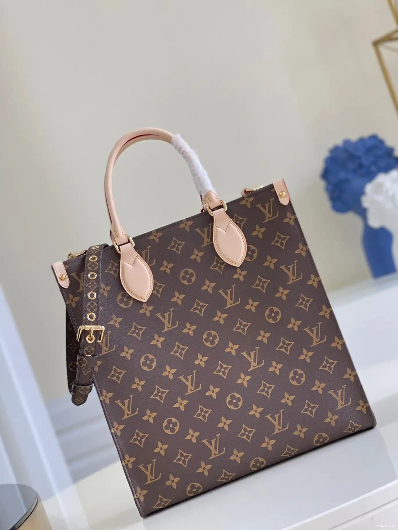 Aaa replica ru VUITTON PETIT PLAT SAC LOUIS 0216