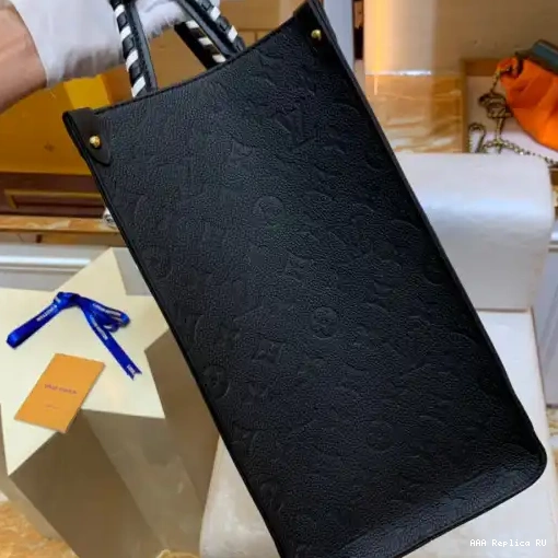 Aaa replica bags VUITTON CRAFTY LOUIS GM ONTHEGO 0220