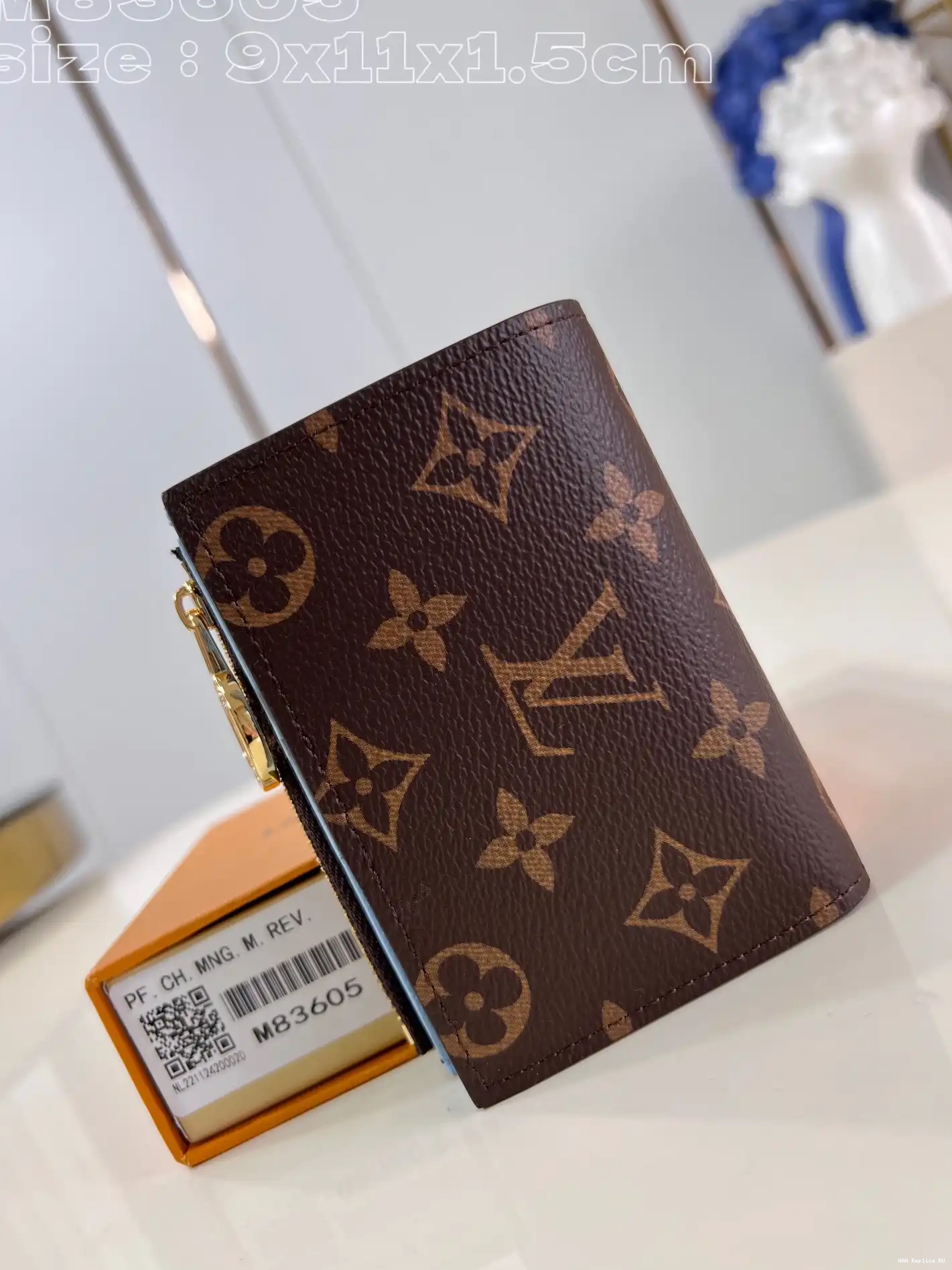 Aaa replica ru Wallet VUITTON 9*11.5*1.5CM LOUIS - Lisa 0224