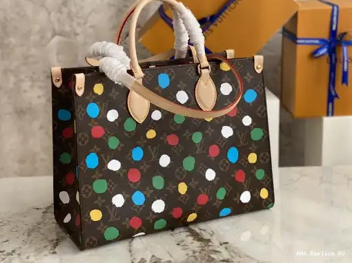 Aaa replica ru VUITTON LOUIS MM X YK ONTHEGO 0215