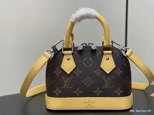 Aaa replica ru VUITTON Nano LOUIS Alma-18*12*8cm 0215