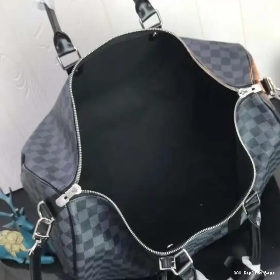 Aaa replica bags LOUIS VUITTON BANDOULIÈRE 55 KEEPALL 0214