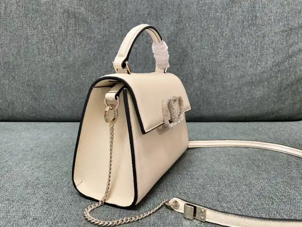 Aaa replica bags VALENTINO SMALL VSLING GRAINY CALFSKIN HANDBAG 0206