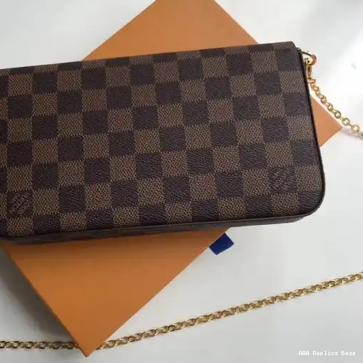 Aaa replica bags Bag Damier Vuitton Felicie Pochette Louis N63032 0212