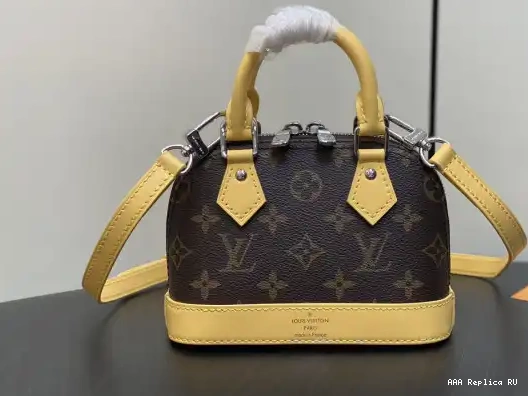 Aaa replica ru VUITTON Nano LOUIS Alma-18*12*8cm 0215