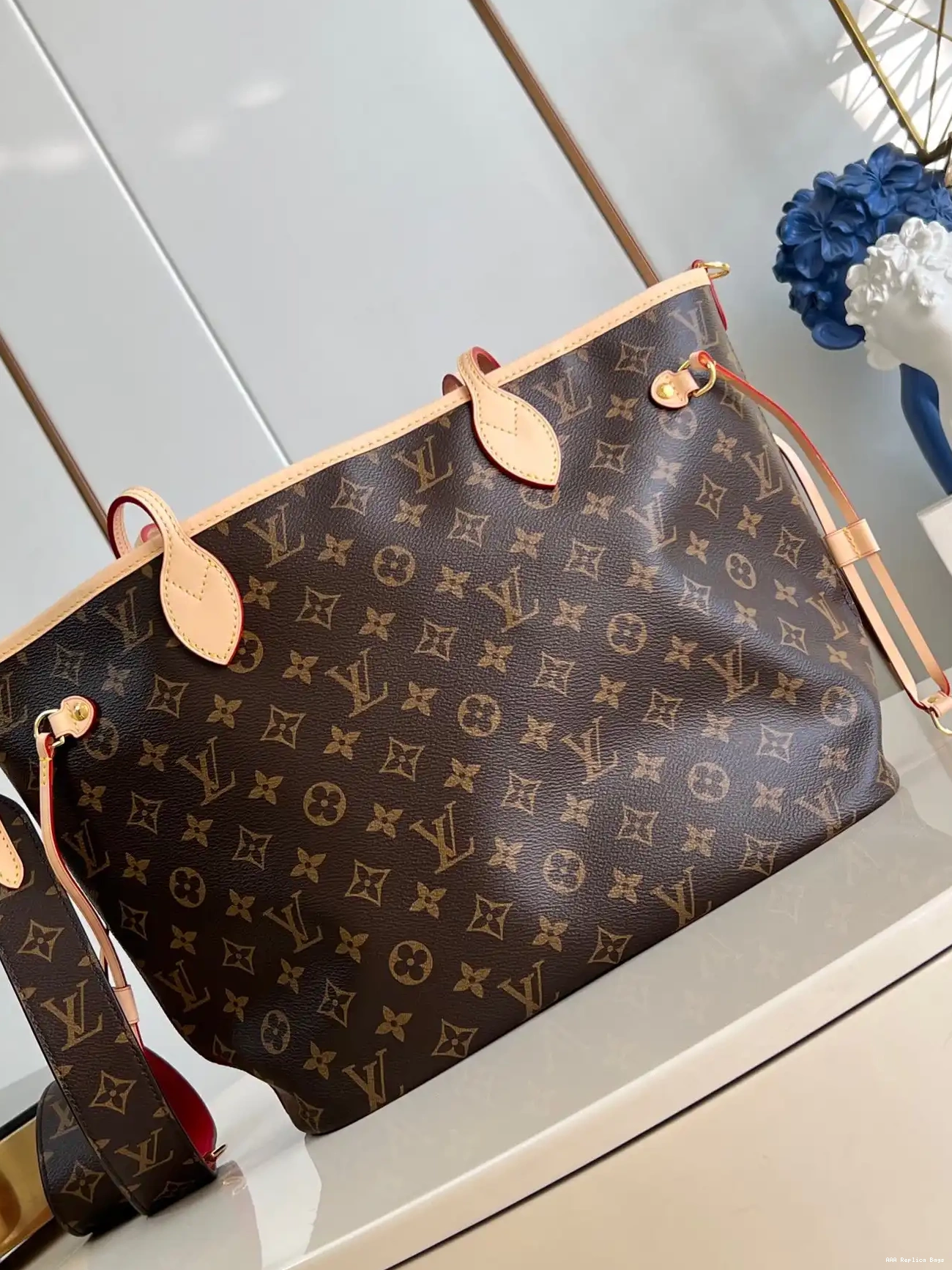 Aaa replica ru Bandoulière Inside Louis MM-31*28*14cm Out Neverfull Vuitton 0207