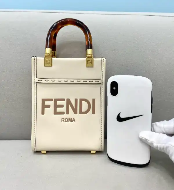 Aaa replica bags FENDI MINI SUNSHINE SHOPPER-13-18-6.5cm 0202