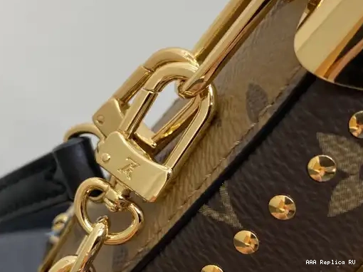 Aaa replica bags Slim Vuitton Louis Trunk-23*12*4CM 0224