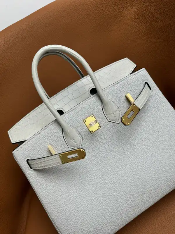 Aaa replica bags HERMES BIRKIN 25CM HANDMADE 0201