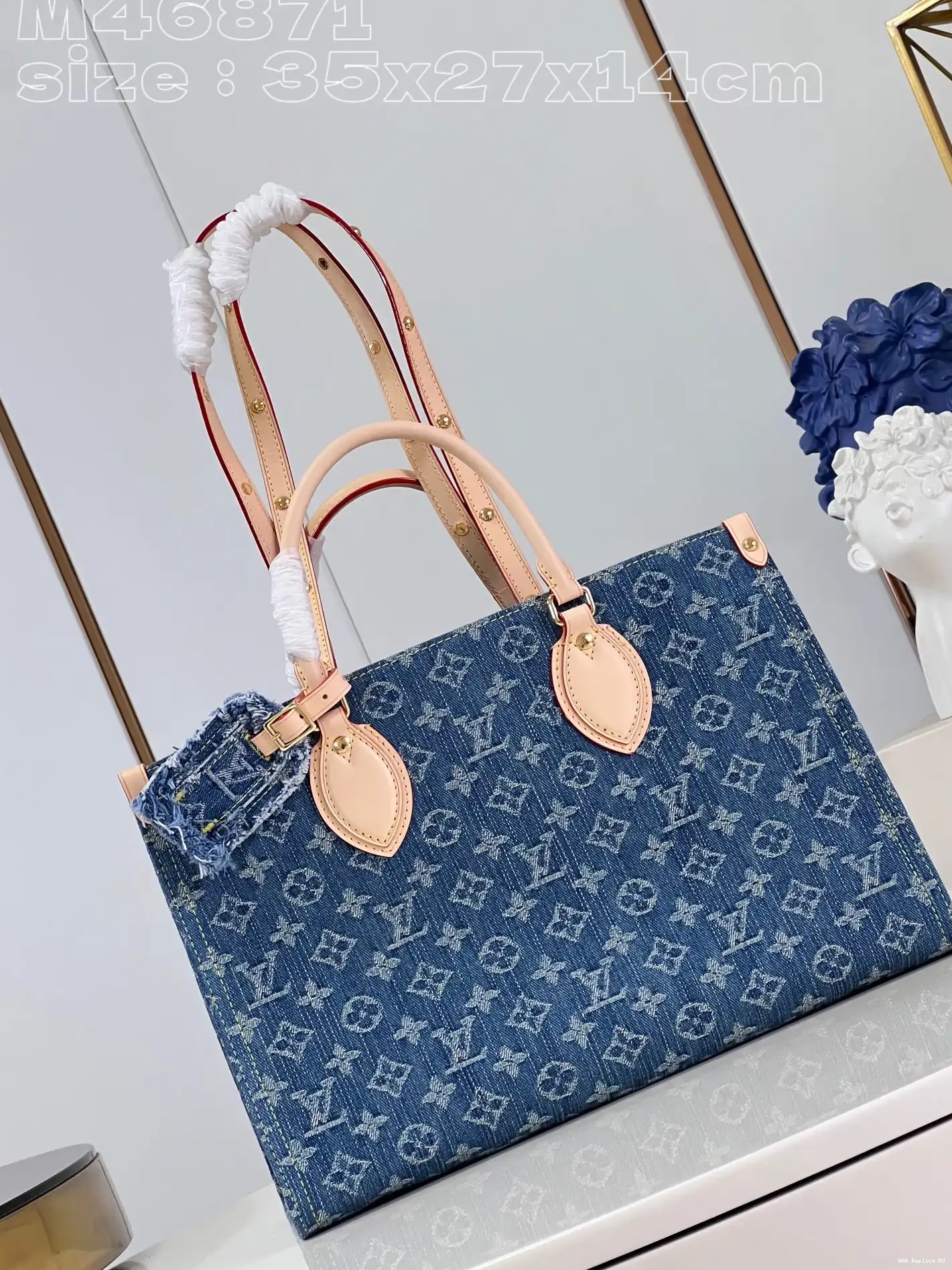 Aaa replica bags LOUIS VUITTON MM ONTHEGO 0220