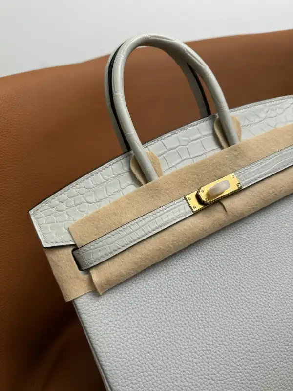 Aaa replica bags HERMES BIRKIN 25CM HANDMADE 0201