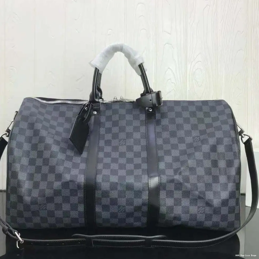 Aaa replica bags LOUIS VUITTON BANDOULIÈRE 55 KEEPALL 0214