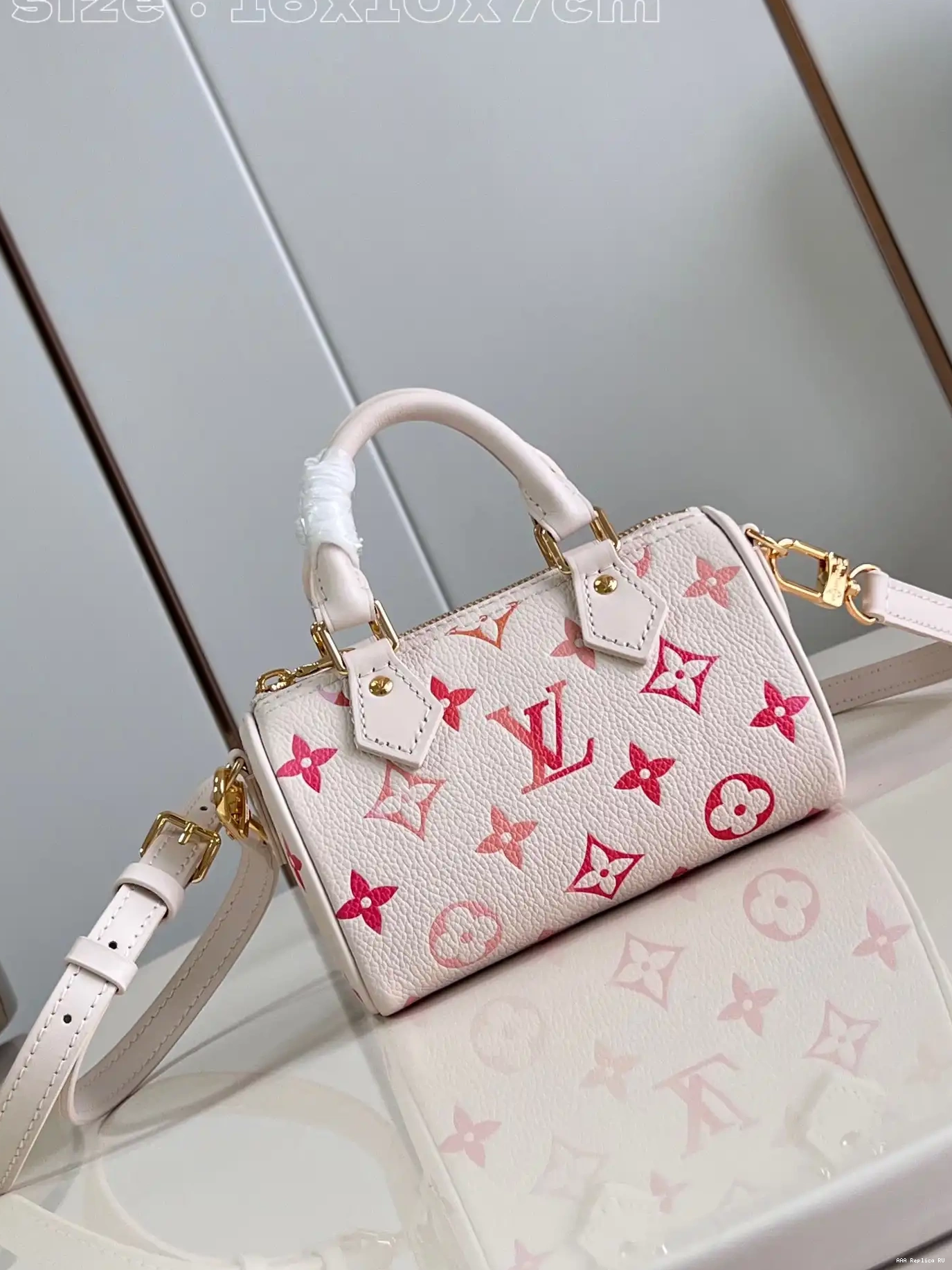 Aaa replica ru LOUIS SPEEDY-16-10-7.5cm NANO VUITTON 0305